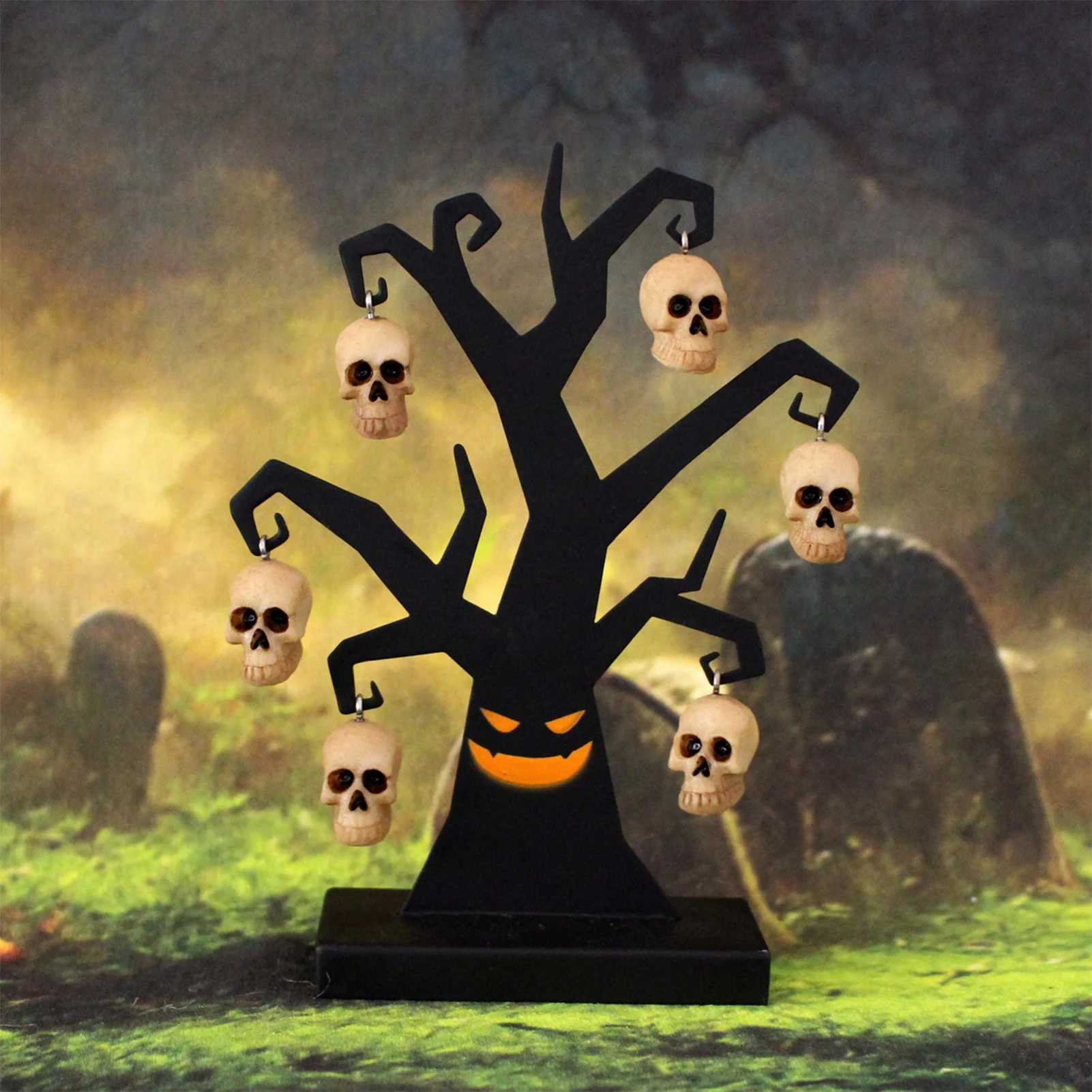 Halloween Dead Tree Ornament Festival Garden Skeleton Tree for Halloween Party Scene Layout CL240819