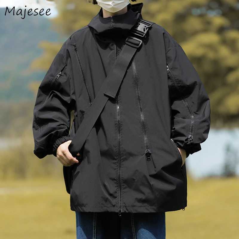 Designer jacket Jackets Men Black Chaquetas Streetwear Fashion Clothing Techwear Tactical Windbreak Baggy S-3XL Vintage HandsOMe Teens M240819