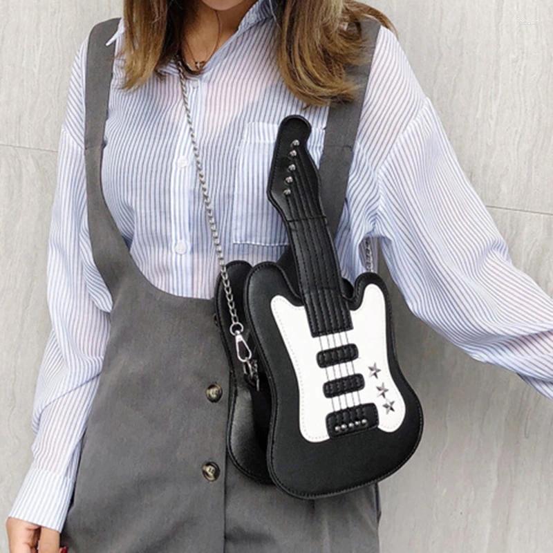 2025 NEW Shoulder Bags Women's Bag Mini Guitar Shape Crossbody Women Cute Messenger Creative Personality PU Leather zhanyishengli