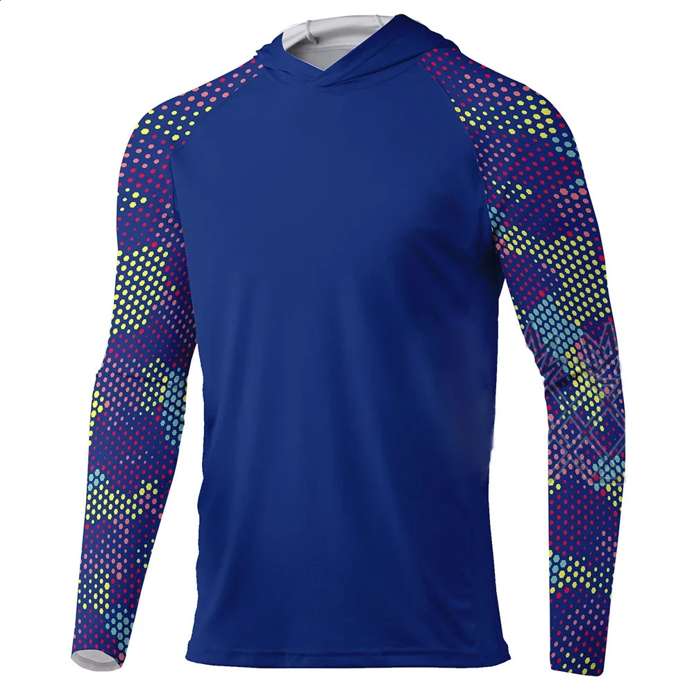 Fishing Hoodie Mens Summer Green Camouflage Long Sleeve Fishing Shirt Sunscreen Sports Jacket Fishing Shirt 240815
