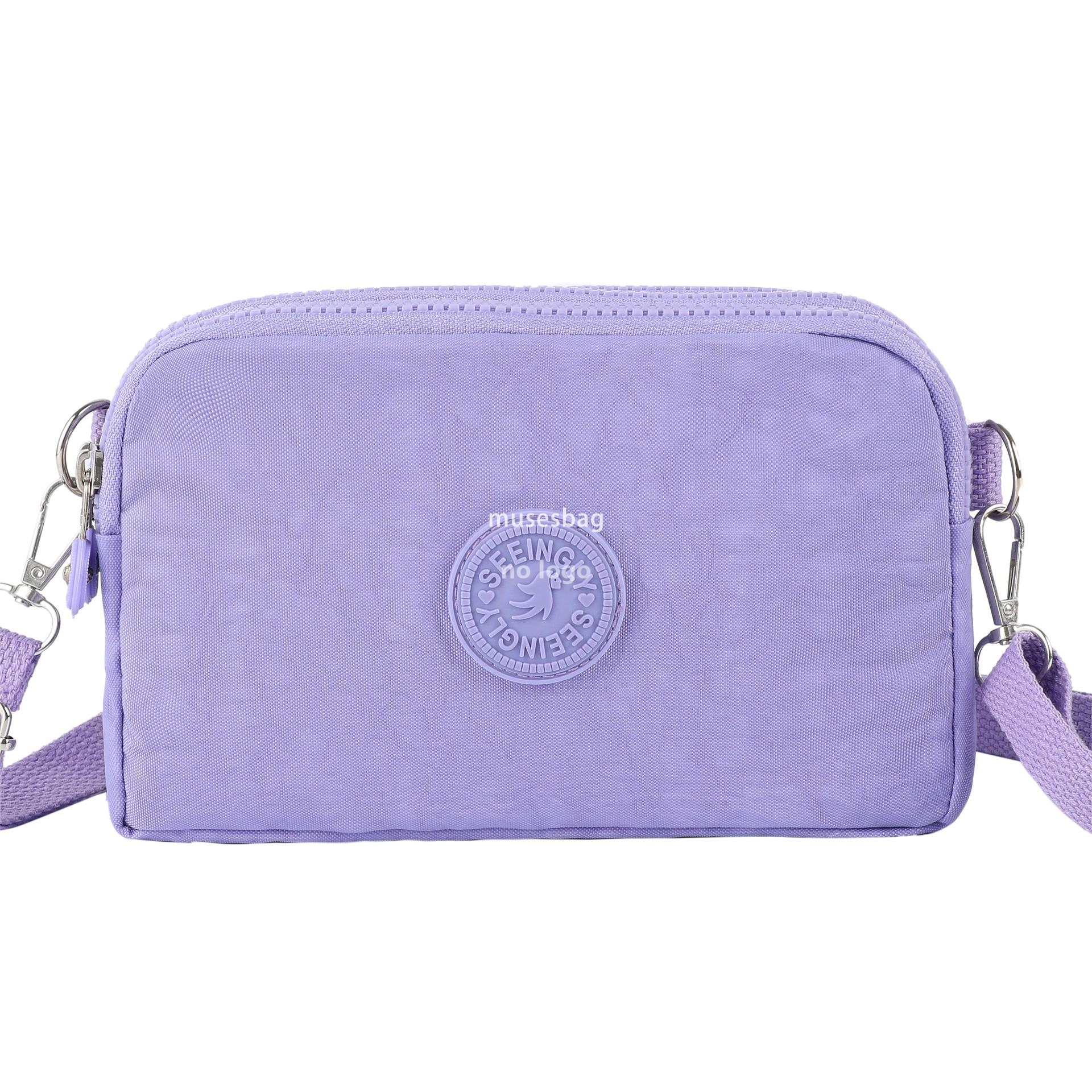 Foreign trade crossbody phone bag new simple gift cross-border nylon waterproof mobile phone bag wholesale