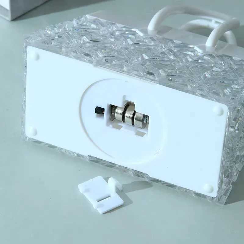 Creative night light acrylic crystal handbag with handbag childrens gift bedside atmospheric decoration LED small table lamp W240816