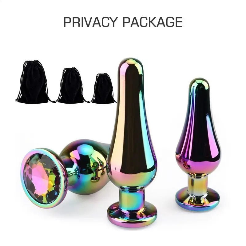 Metal Steel Anal Plug Sex Toys for Gay Man Annal Extreme Deep Buttplug Sexy Tooys Woman Butt Dilator Analplug Adults Goods Shop 240813