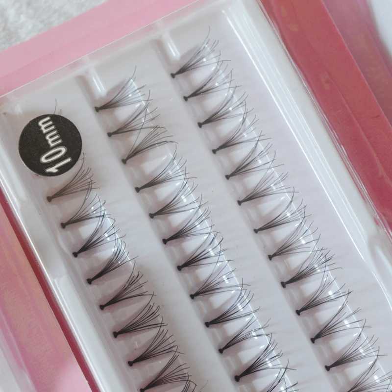 60 pieces/set 8/10/12mm personal eyelashes black natural false eyelashes long cluster eyelashes extended beauty and health 8/10/12mm W240803