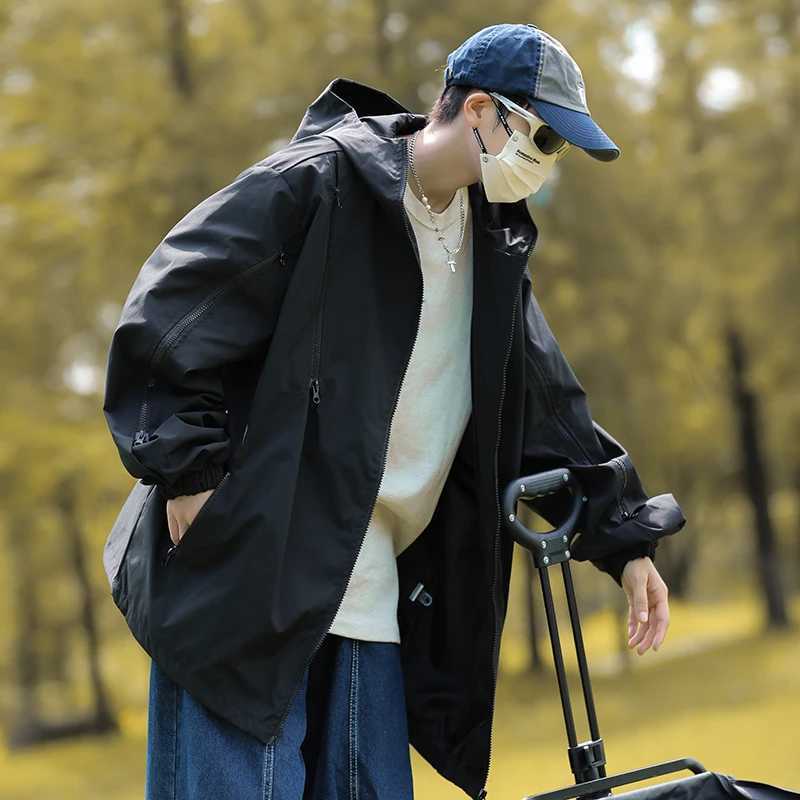 Designer jacket Jackets Men Black Chaquetas Streetwear Fashion Clothing Techwear Tactical Windbreak Baggy S-3XL Vintage HandsOMe Teens M240819