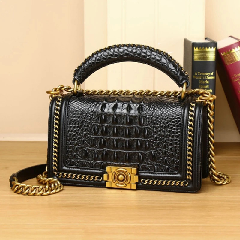 High quality Genuine cowhide women bag Womens handbag patterned real cowhide bag fashion Bags for women 240816