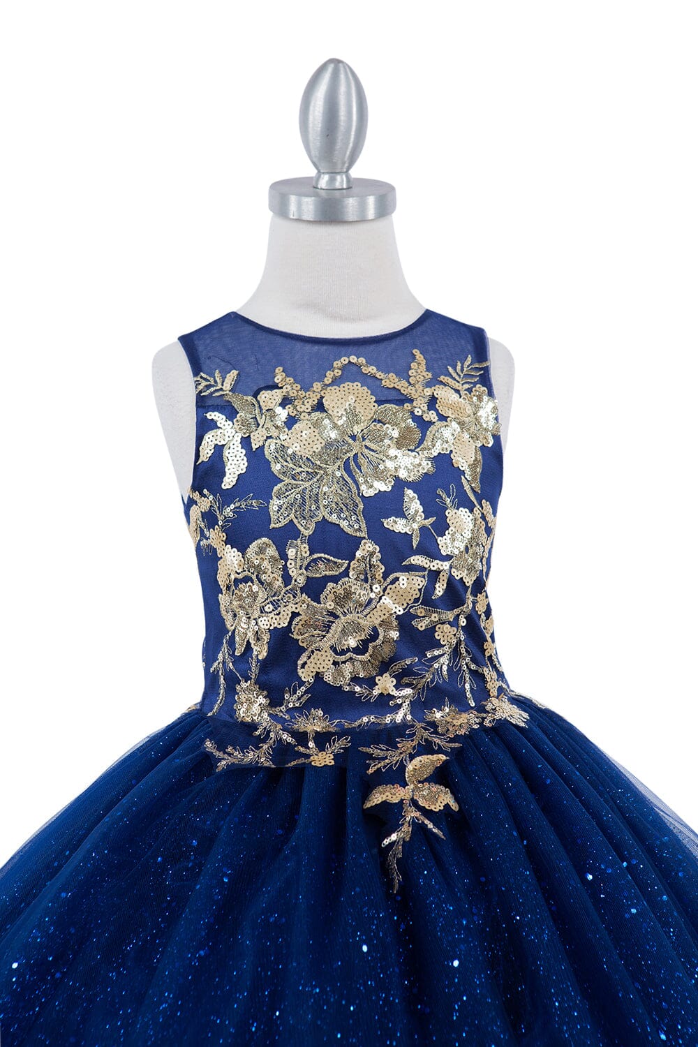 Green Mini Quinceanera Dresses Ball Gown Sheer Appliques Sparkly Long Flower Girl Dresses For Weddings Mexican Charro Pageant Dresses Baby