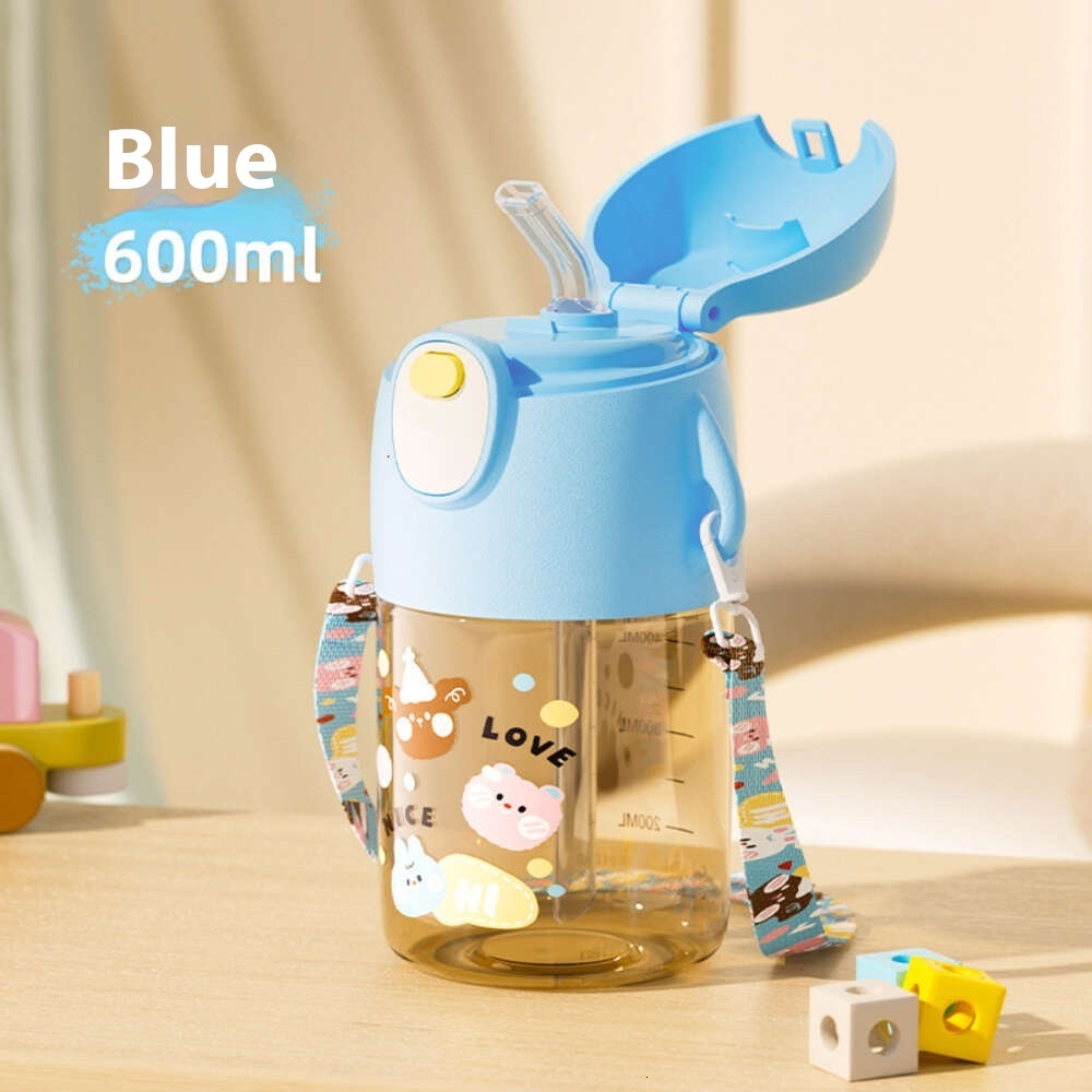 Portable Children's PPSU Hydration Bottle with Leakproof Straw Design - Safe Choice for Baby Girls and Pregnant Women