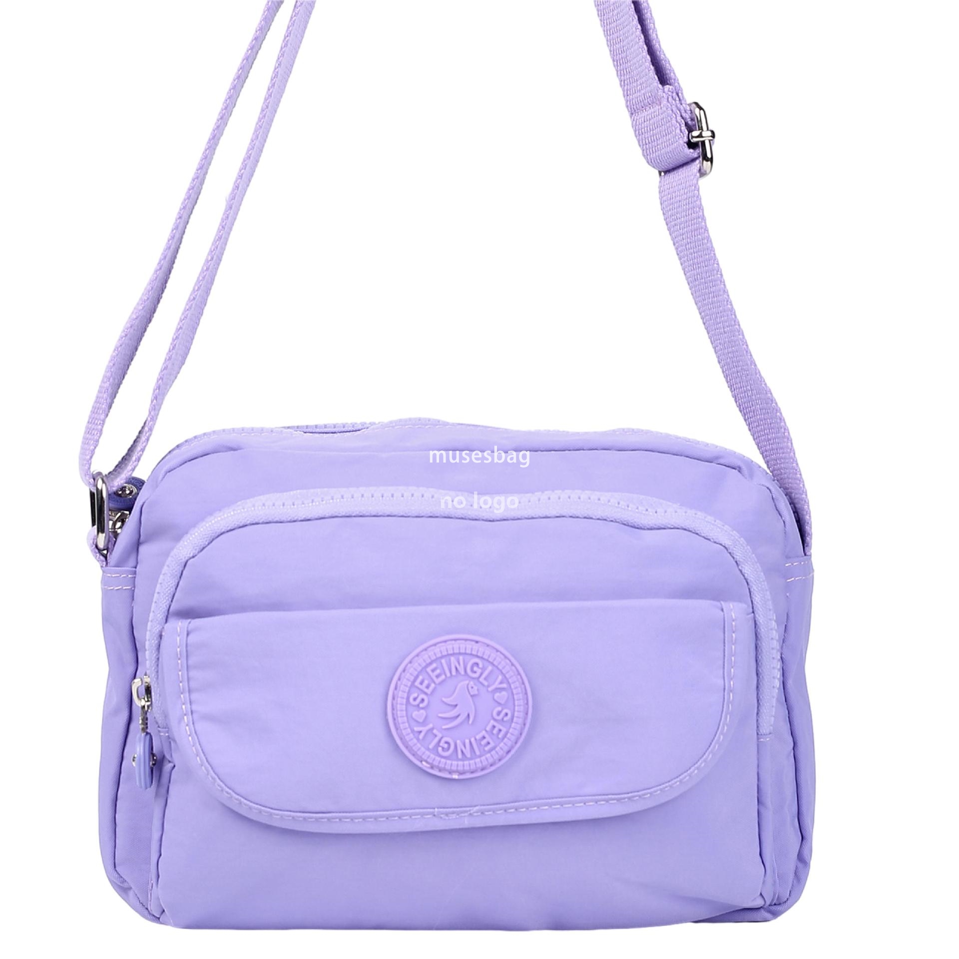 New single shoulder crossbody bag simple wind light foreign trade clamshell large capacity waterproof nylon crossbody bag wholesale