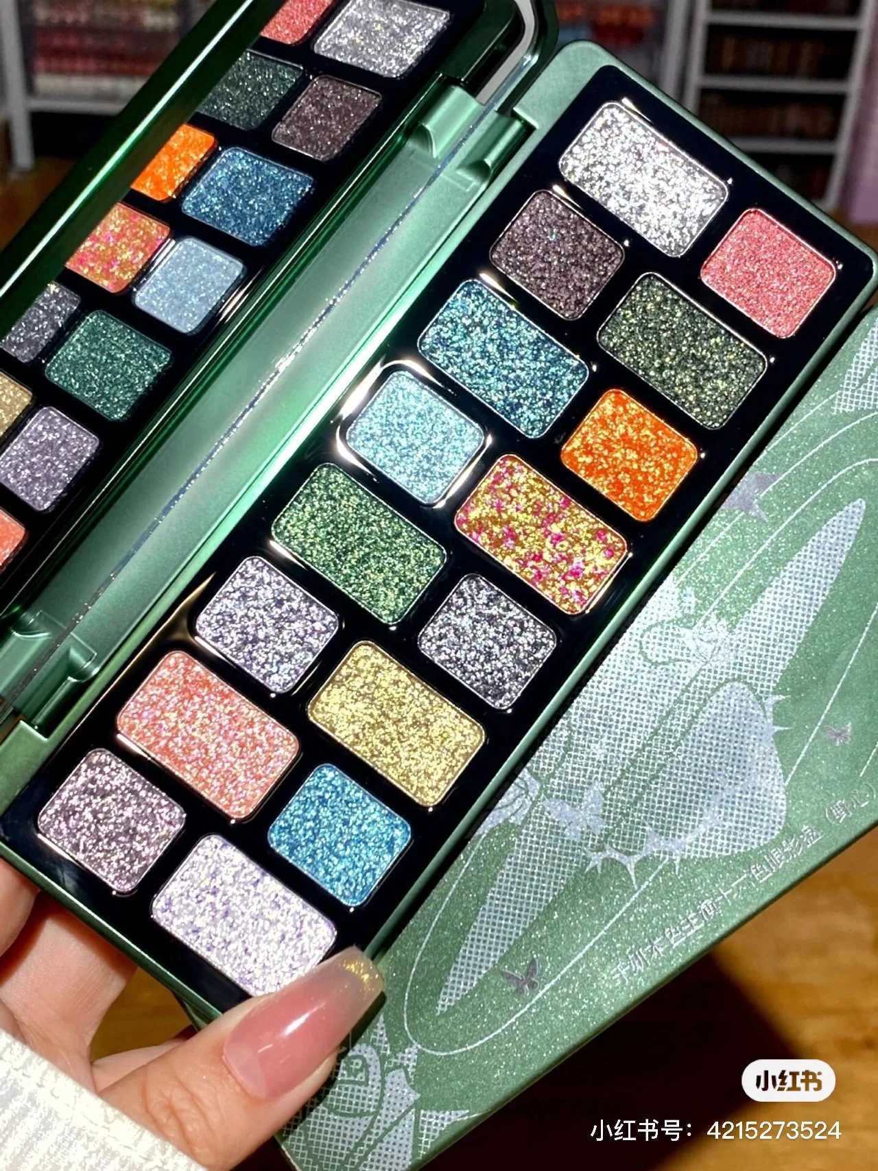 QianYan 16 Colors 24 Colors Eye Shadow Palette Pink Brown Cowboy Blue Multicolor Matte Pearl Eye Makeup PaletteCL240812