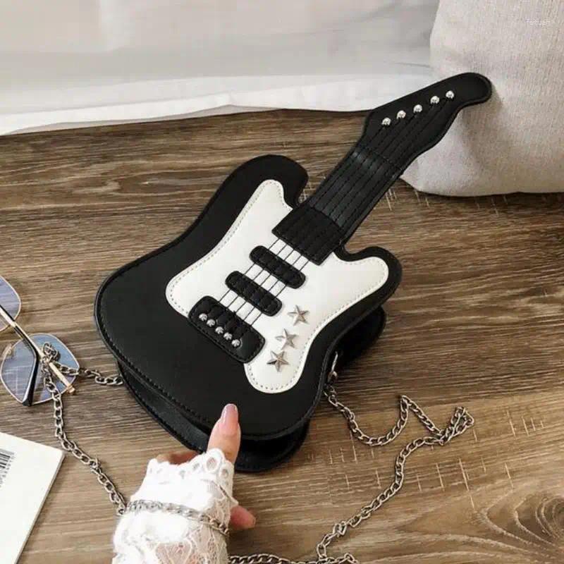 2025 NEW Shoulder Bags Women's Bag Mini Guitar Shape Crossbody Women Cute Messenger Creative Personality PU Leather zhanyishengli