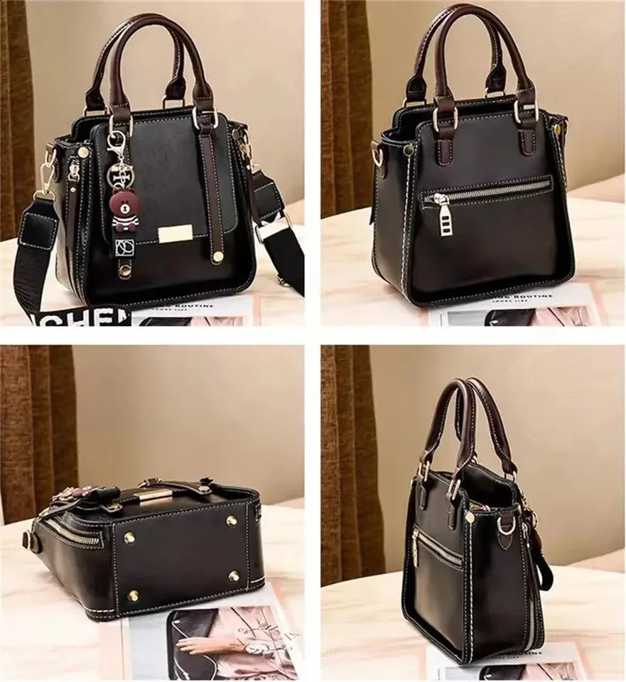 Ladies ner Boston Handbag Women Messenger Bags samll Crossbody Shoulder Bag Bolsa Feminina 240817