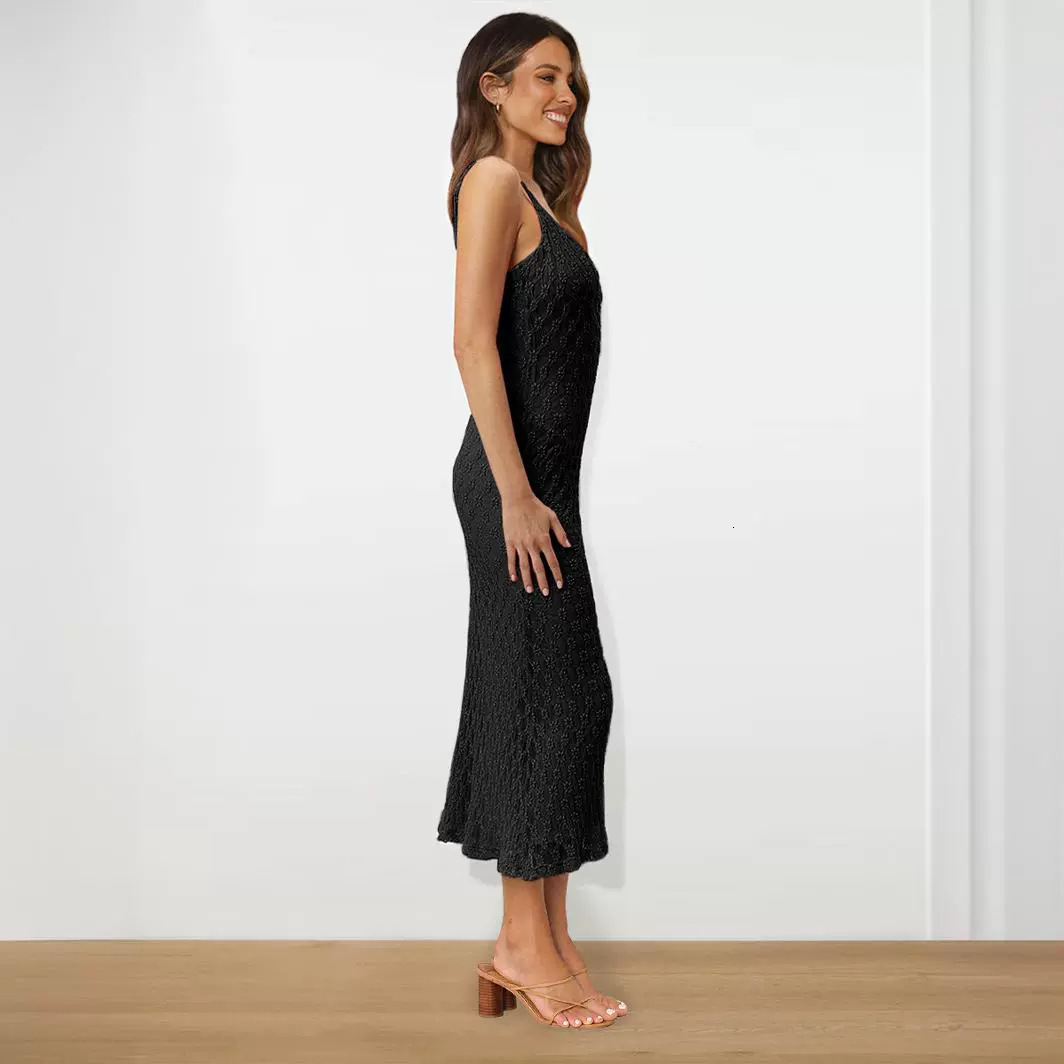 New Lace Patchwork Summer Jacquard Skirt with Double Layered Socialite Suspender Skirt Unique and Stunning Dress