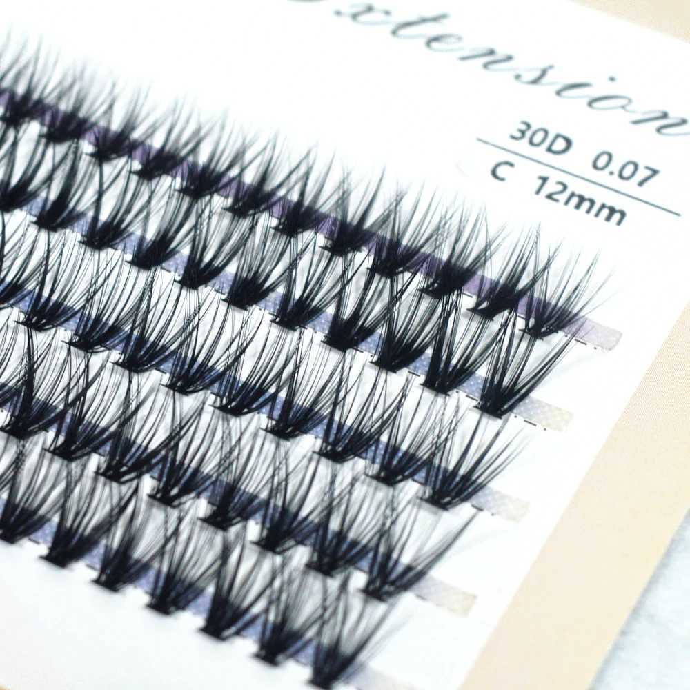 100Pcs 20 30 40D Personal Eyelash C/D/DD Cluster Eyelash Splicing False Eyelash Extension Personal Eyelash Bundle W240803