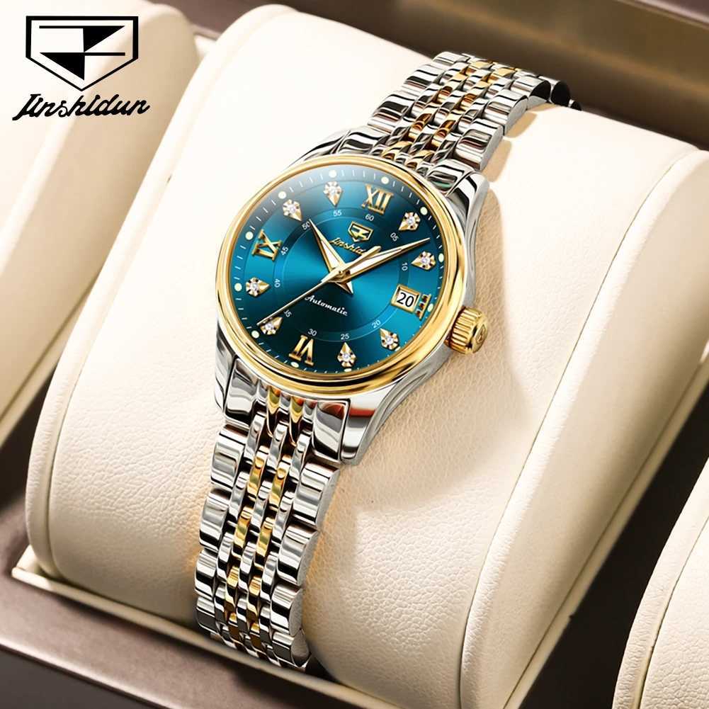 JSDUN Elegant Fashion Automatic Mechanical Women Waterproof Luminous Primitive La Wrist Luxury Women W250104