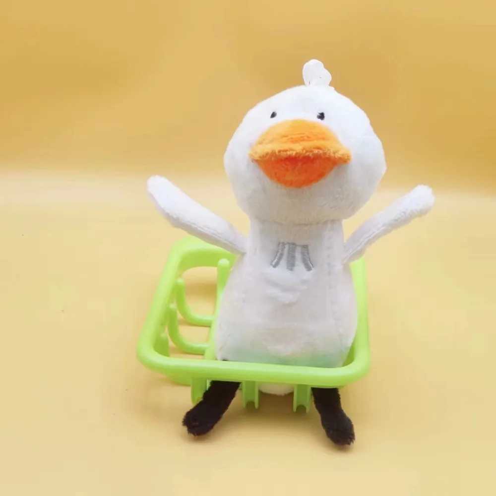 Cute cartoon duck doll keychain duck goose plush duck cute animal car bag accessories girl W240817