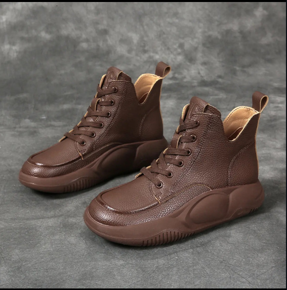 Soft Dad For Autumn And Winter Thick Soled Plush Casual Shoes Igh Top Women S OUTDOOR