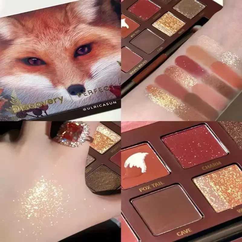 Perfect Diary Animal Eye Shadow Palette Red Fox Rose Butterfly Koi Kitten 12 Colors Pearlescent Matte Eye Shadow CosmeticsCL240812
