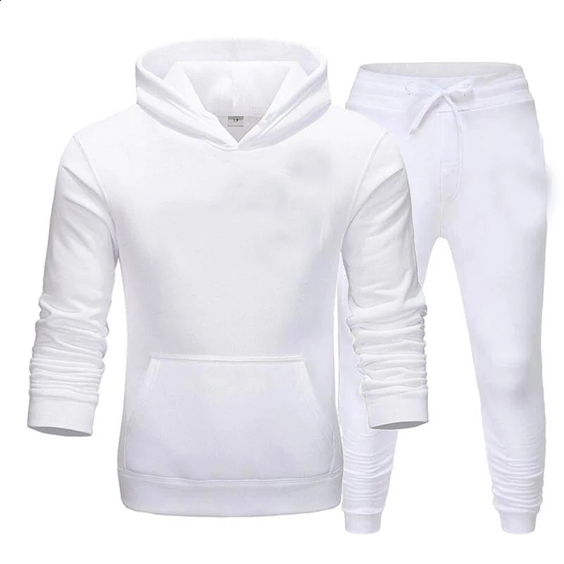 Mens Clothing Fashion Track Suits Sports Wear Jogging Suits Hooded Tracksuit Set Clothes HoodiesSweatpants Sweat Suits 240819