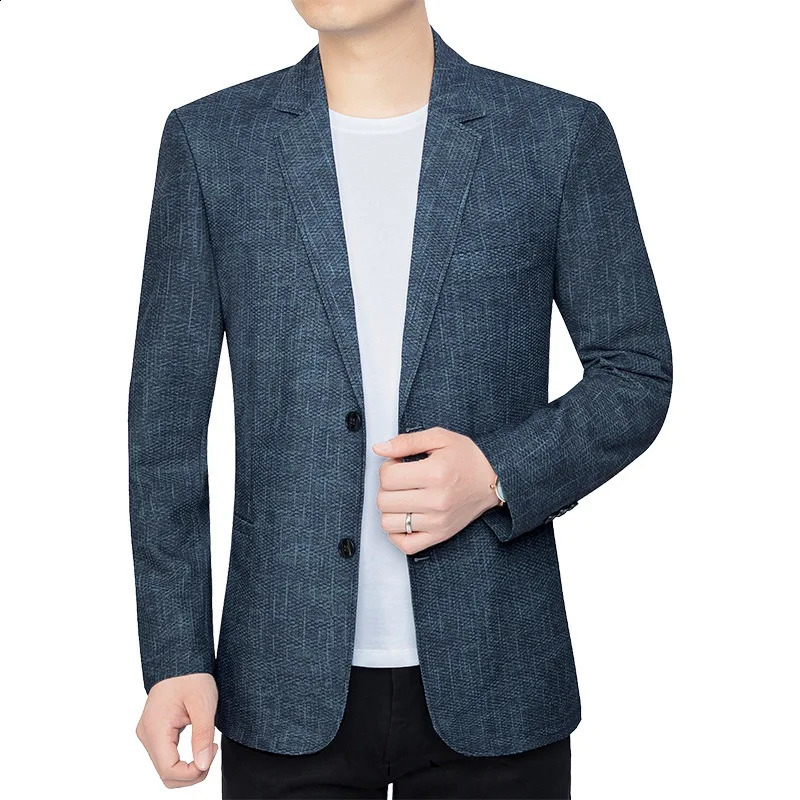 Summer Man Breathable Quick Drying Blazers Jackets Suits Coats Formal Wear Business Casual Blazers Jackets Mens Clothing 4X 240816