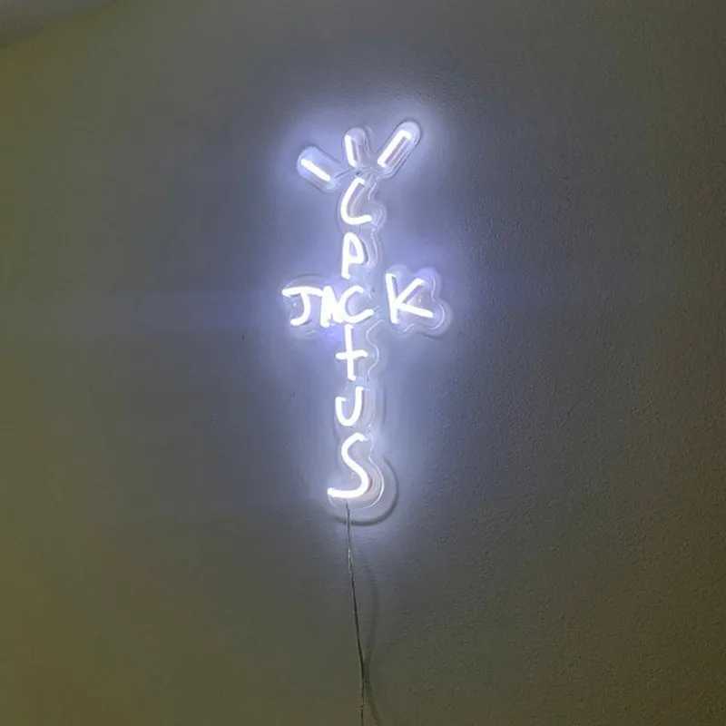 CACTUS JACK Neon Sign Light Home Decor Custom Led Light Decoration Hand Crafted Wall Hangings Housewarming Gift Birthday Gift Y240817