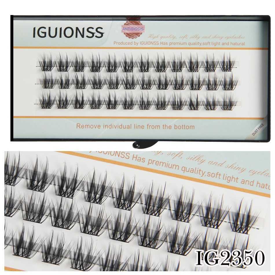 IGUIONS Segmented False Eyelash Extension DIY Natural Personal Eyelash Makeup Tool Soft and Easy to Operate Eyelash W240803