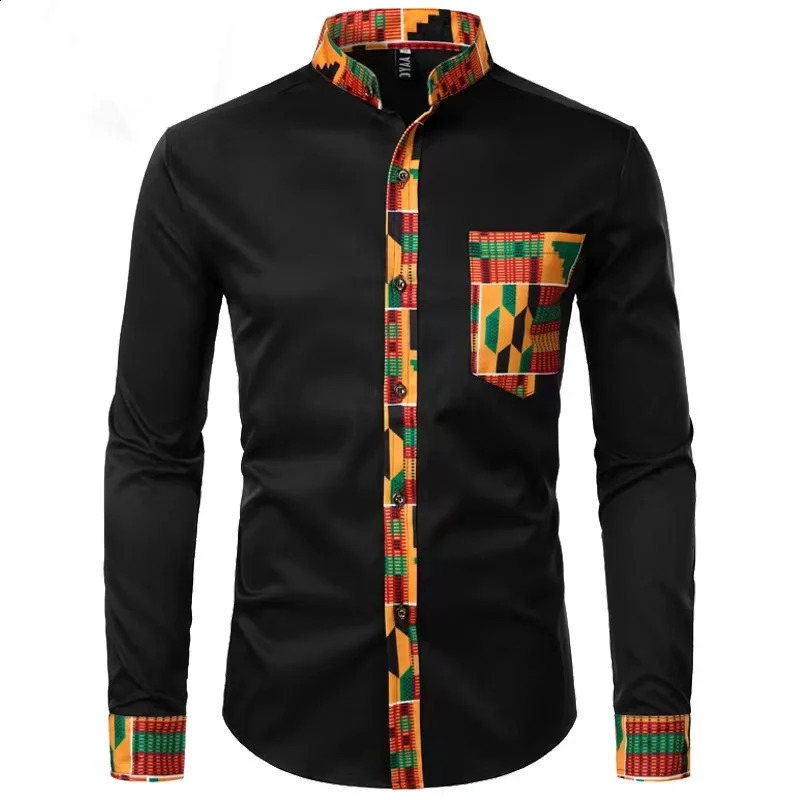 mens shirt top striped color fashion casual simple spring summer 6XL 240816
