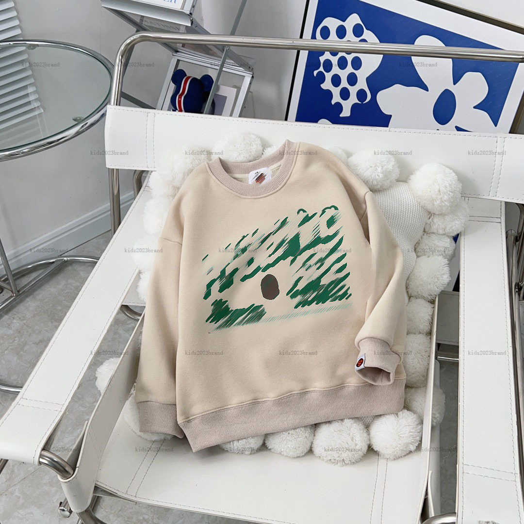 Nouveau sweat à capuche rond à cou rond pour bébé Comfort Kids Sweater Taille 110-150 cm Hiver Pluche Child Children Pullover