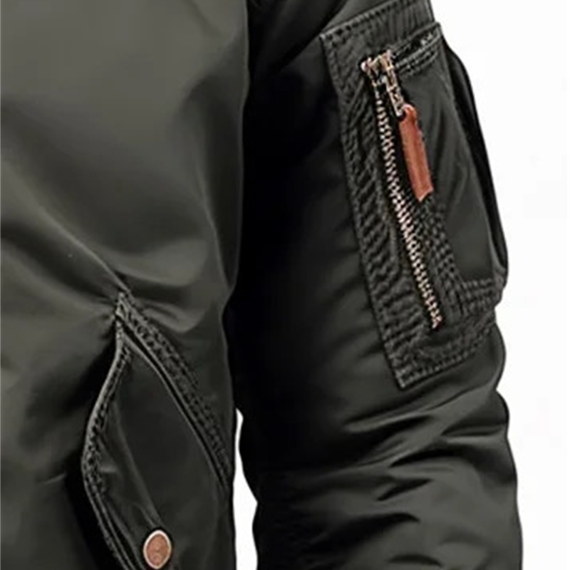 Mens Vintage Casual Flight Light Air Bomber Military Jacket 240816