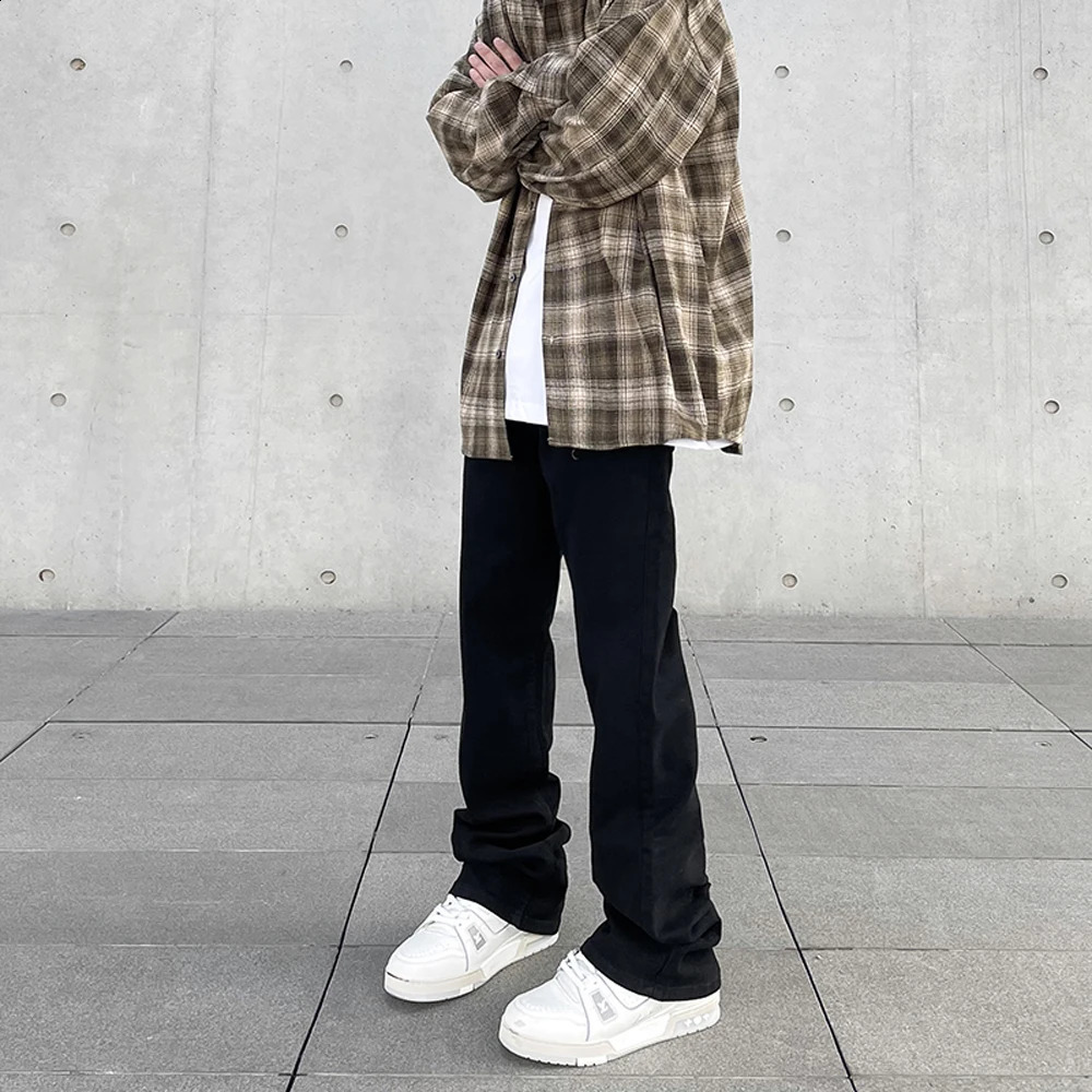 White Jeans for Men Y2k Skinny Street Fashion Slim Vaqueros Trousers Autumn Pantalones Hombre Streetwear Summer Fit Denim Pants 240814