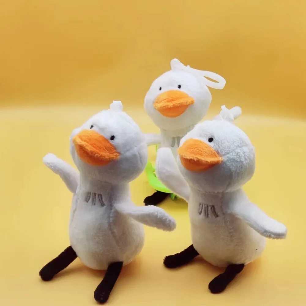 Cute cartoon duck doll keychain duck goose plush duck cute animal car bag accessories girl W240817