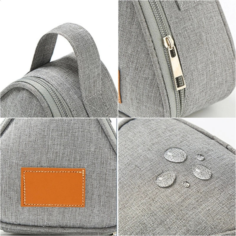 Practical Small Portable Ice Bags Fashion Waterproof Cooler Lunch Leisure Picnic Pouch Thermal Bag 240819