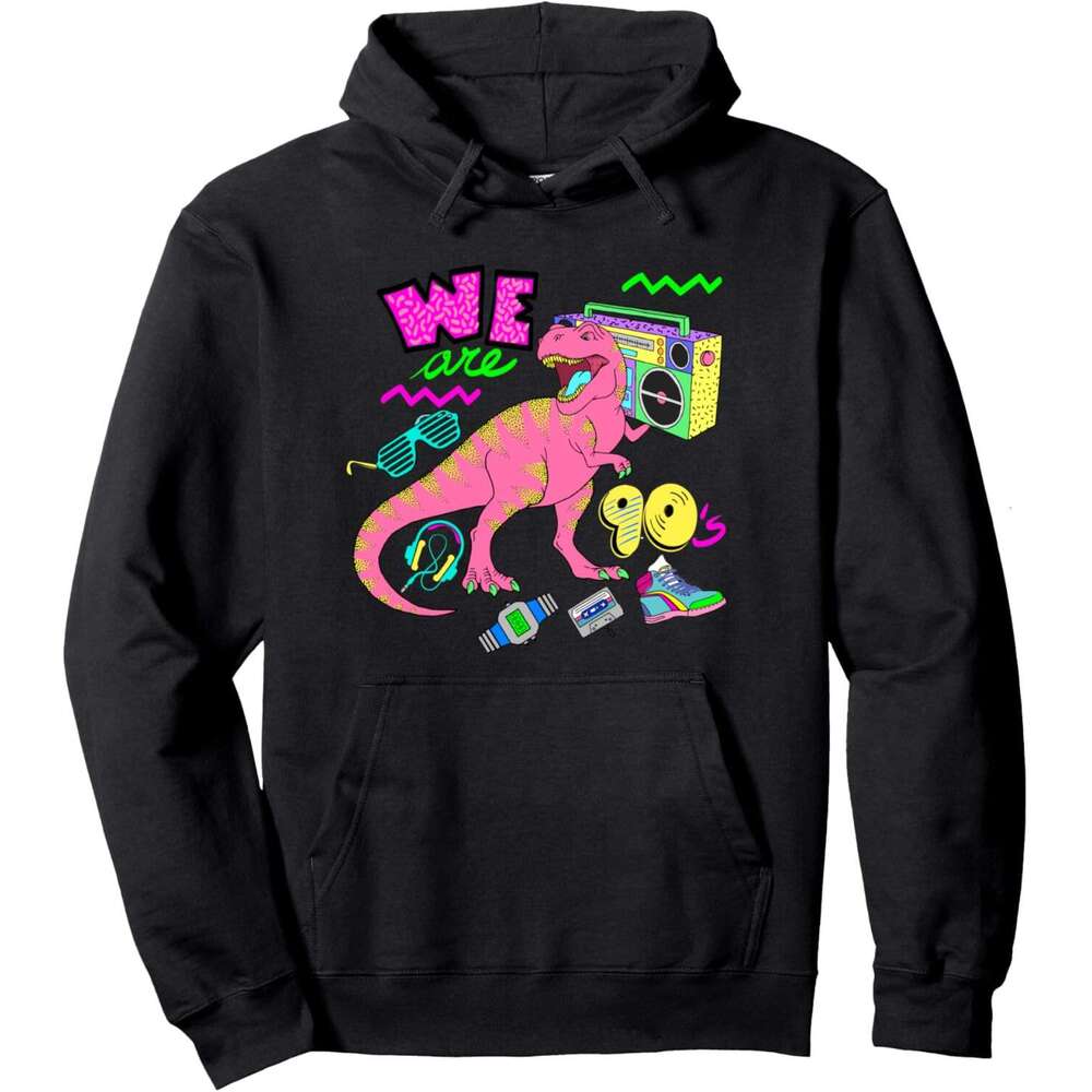 Hoodie for Mens Womens We are Funny Retro Back To Dinosaur Graphic Pullover Hoodies sweatshirt pullover jacket Long sleeve