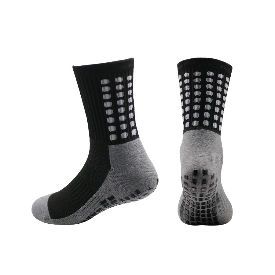 Kid Football Sock Grip Socks Anti Slip Youth Training Soccer Sock for Teenager Kids Women Outdoor Football Baseball Sweat Absorbing Sports Socks 33-39