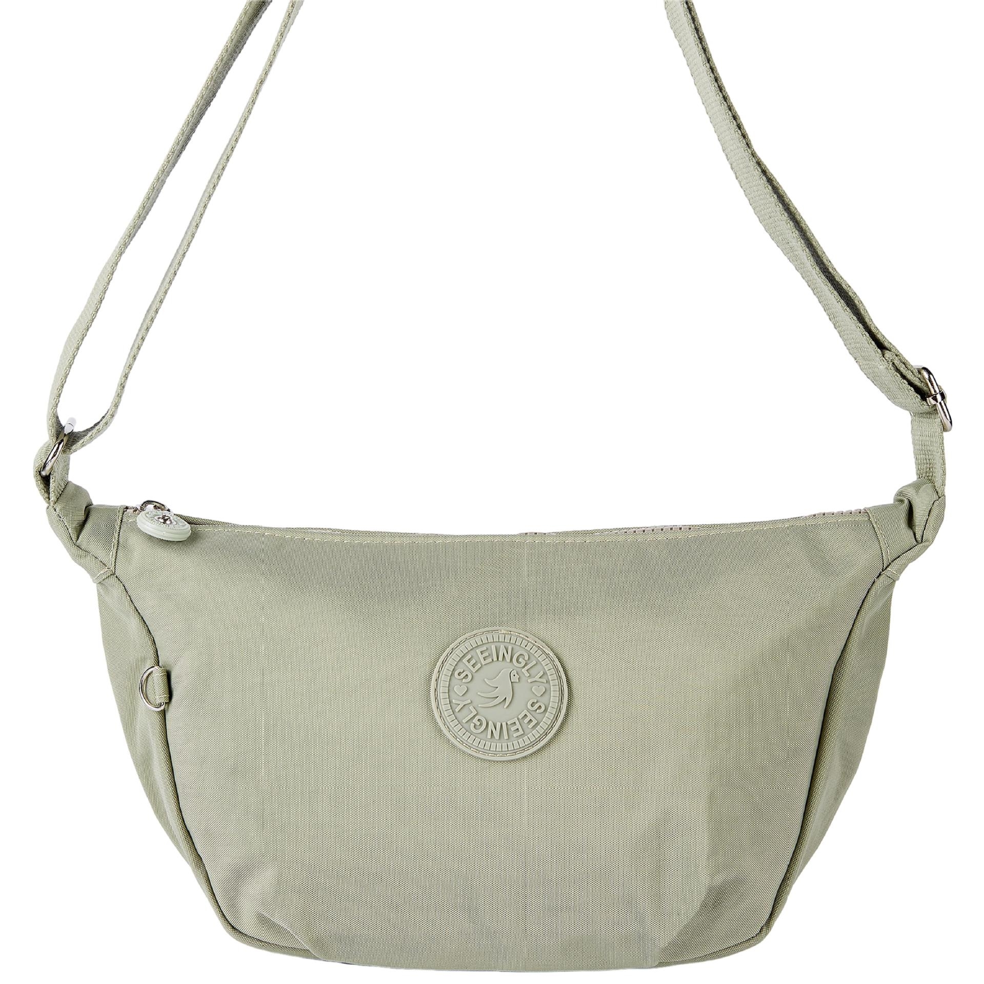 Single shoulder crossbody bag Summer gift leisure bag light foreign trade nylon solid color simple atmosphere crossbody bag wholesale