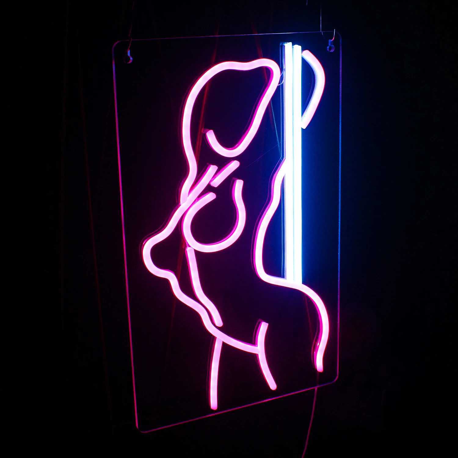 Sexy womens neon lights LED lights neon lights womens backlit signs used for shop windows store displays beer bars parties nightclubs gifts wall decor