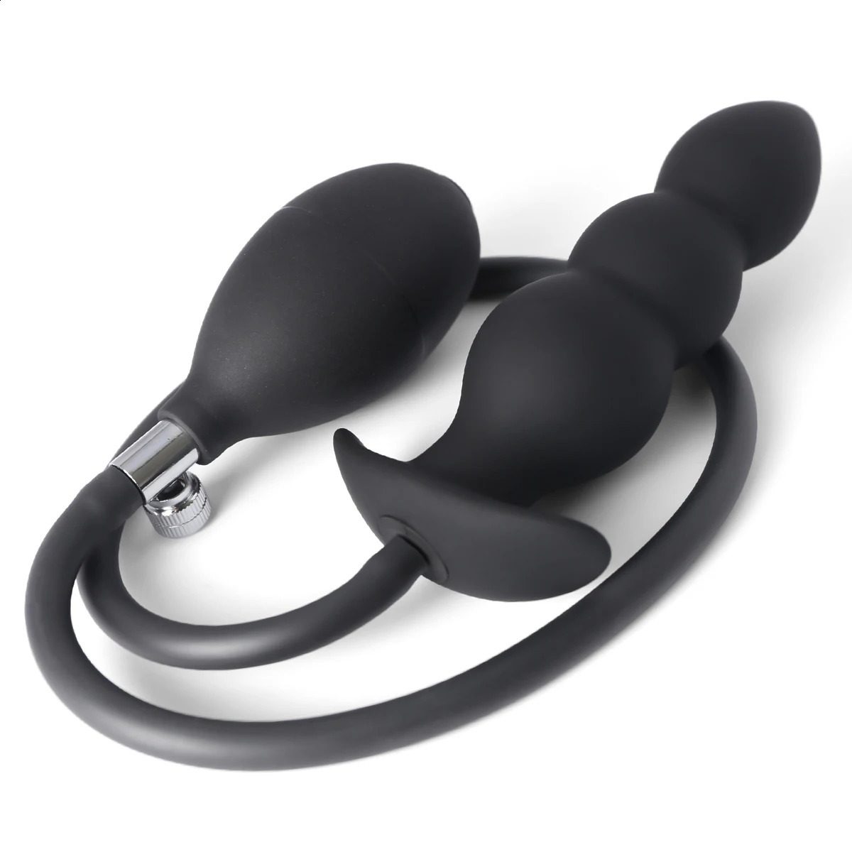 Inflatable Anal Plug Metal Ball Butt Plug Sex Toys For Men Women Huge Anus Ass Butt Dilator Prostate Massager G Spot Stimulator 240813