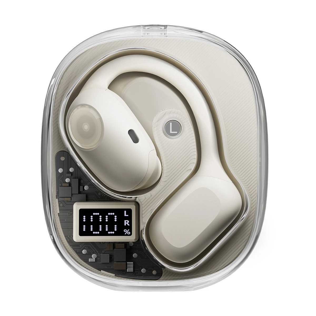 Headphones Blackview Airbuds 100 Headset Open-Ear Wireless Headphones Sports Air Conduction Bass ENC Earphones TWS With Mic 500mAh IP68 M240819