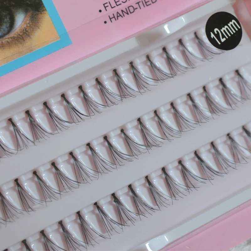 60 pieces/set 8/10/12mm personal eyelashes black natural false eyelashes long cluster eyelashes extended beauty and health 8/10/12mm W240803