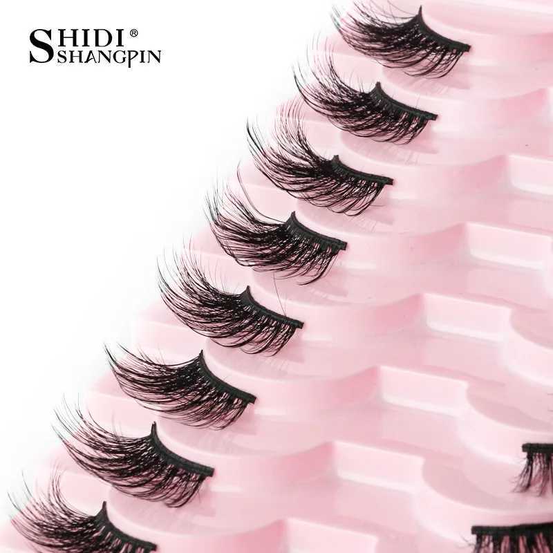 Half fake eyelashes 5/10 half soft natural cat eye eyelash makeup tool extended fluffy artificial Cils maquiagem half eyelashes W240803