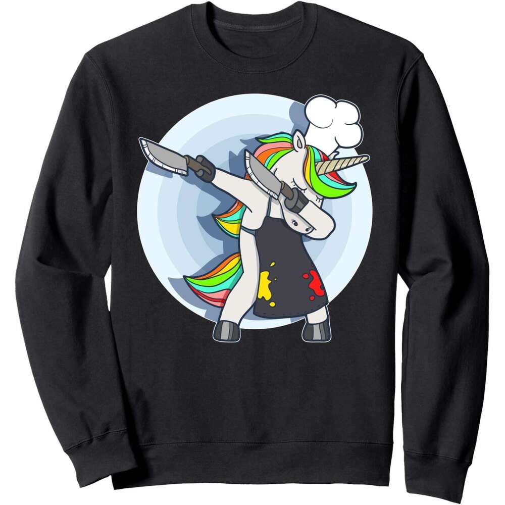Long Sleeve Shirts For Men Sweatshirt Unicorn Dabbing Greatest Chef Cooking Funny Gift Sweatshirt T Shirt Graphic Tee Streetwear Casual Tops Clothes s
