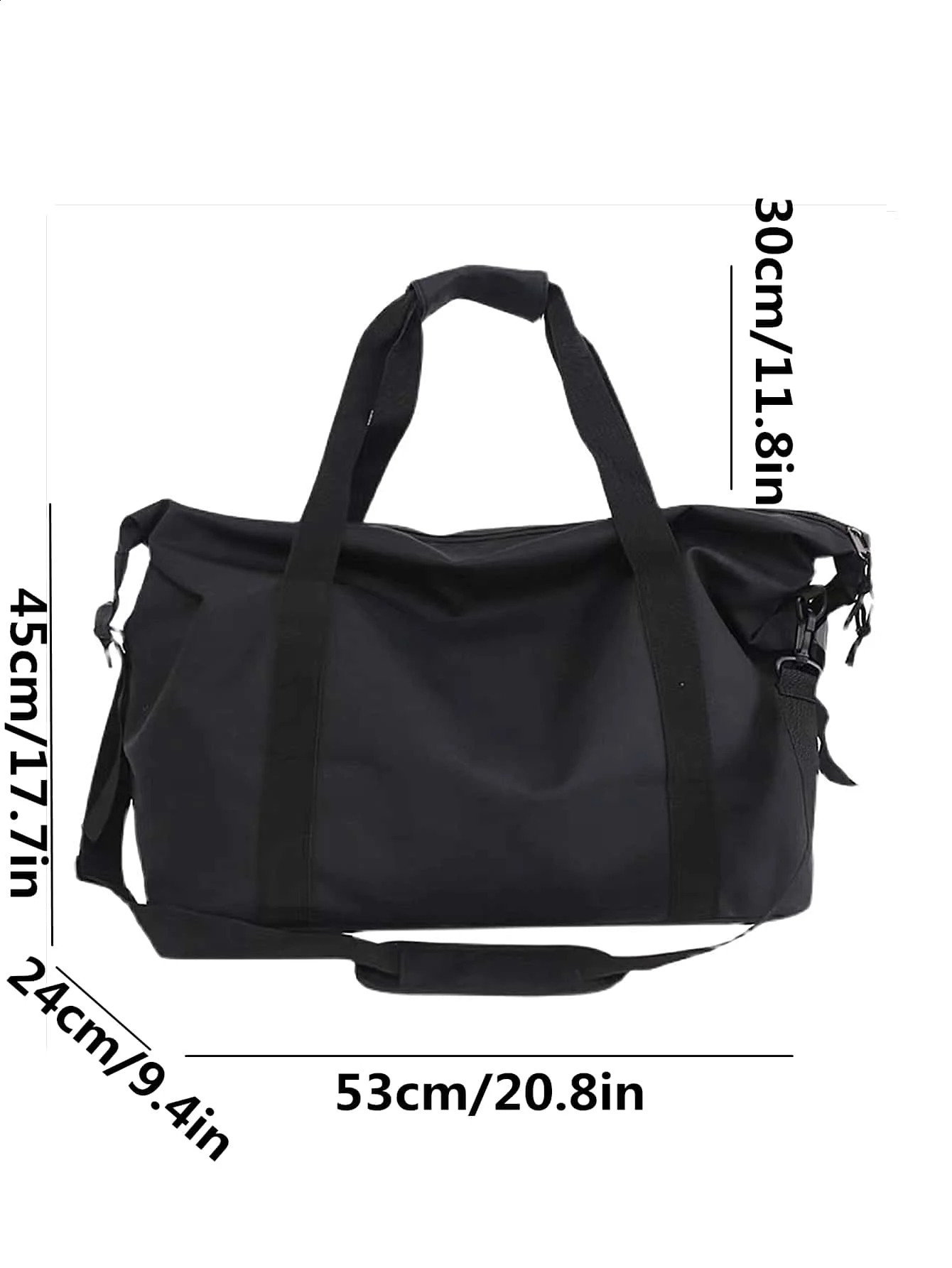Handheld travel bag large capacity sports and fitness bag lightweight storage luggage bag one shoulder crossbody travel bag 240819
