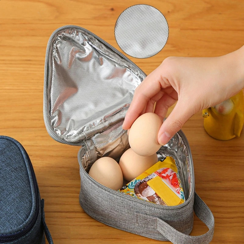 Practical Small Portable Ice Bags Fashion Waterproof Cooler Lunch Leisure Picnic Pouch Thermal Bag 240819