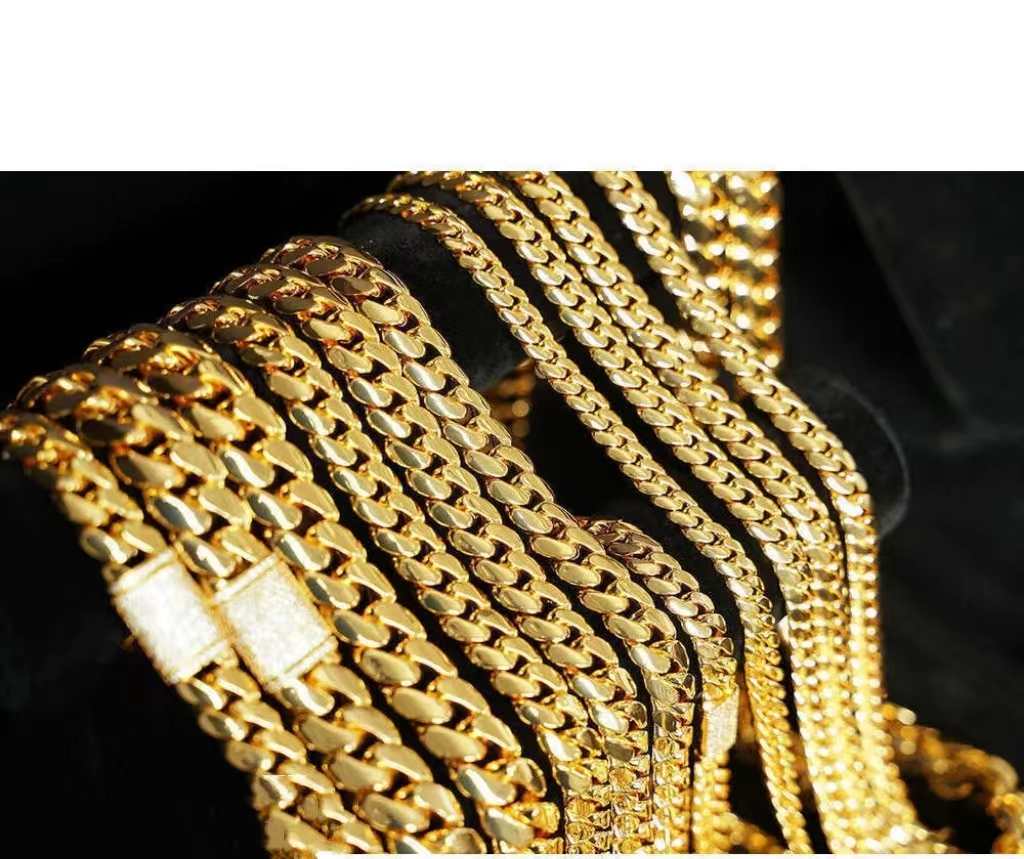 Designer Jewelry pendant necklaces wholesale choker custom k gold miami 20mm designer cuban chain necklace man gift