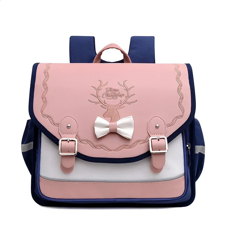 School Bags Girls Orthopedic Backpack Cute Waterproof SchoolBag for Teenage Flip Book Bag Student Grade 1-3 Mochilas Infantil 240819