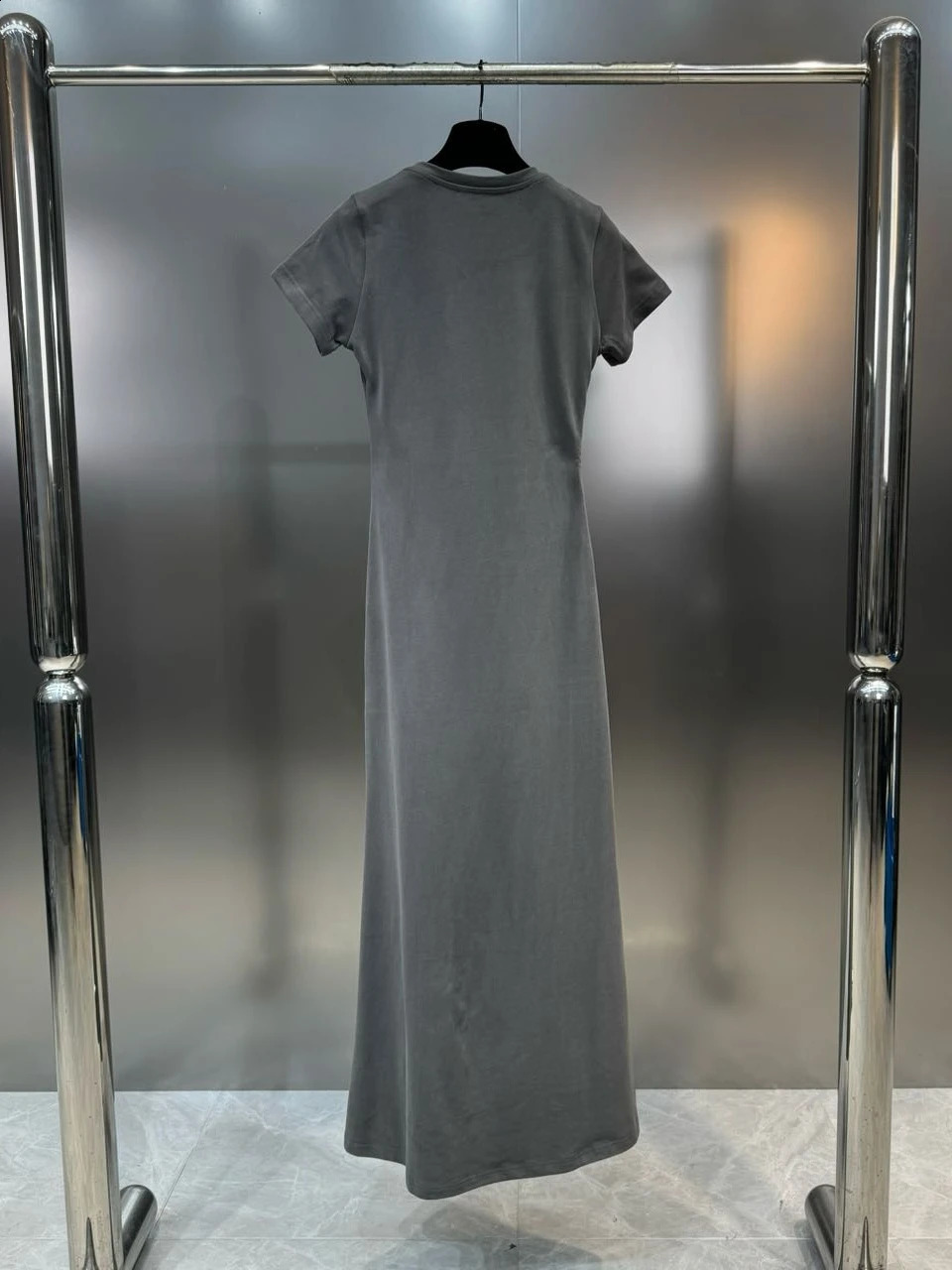 PREPOMP Spring Summer Arrival Short Sleeve Pearls Bow Print Distressed Long Dress Women GP331 240819