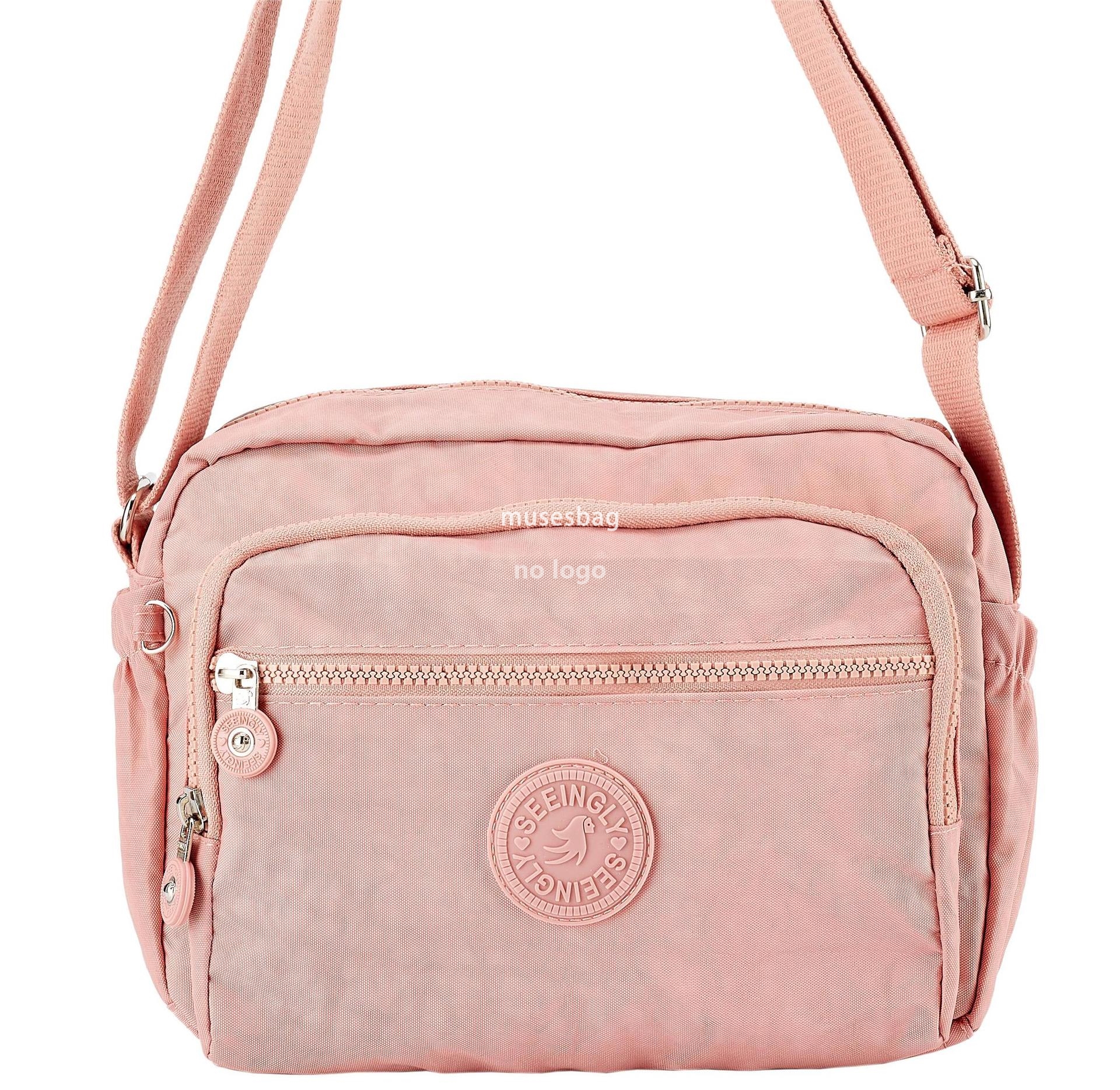 New high quality single shoulder crossbody bag simple solid color middle-aged mother bag female foreign trade nylon crossbody bag wholesale