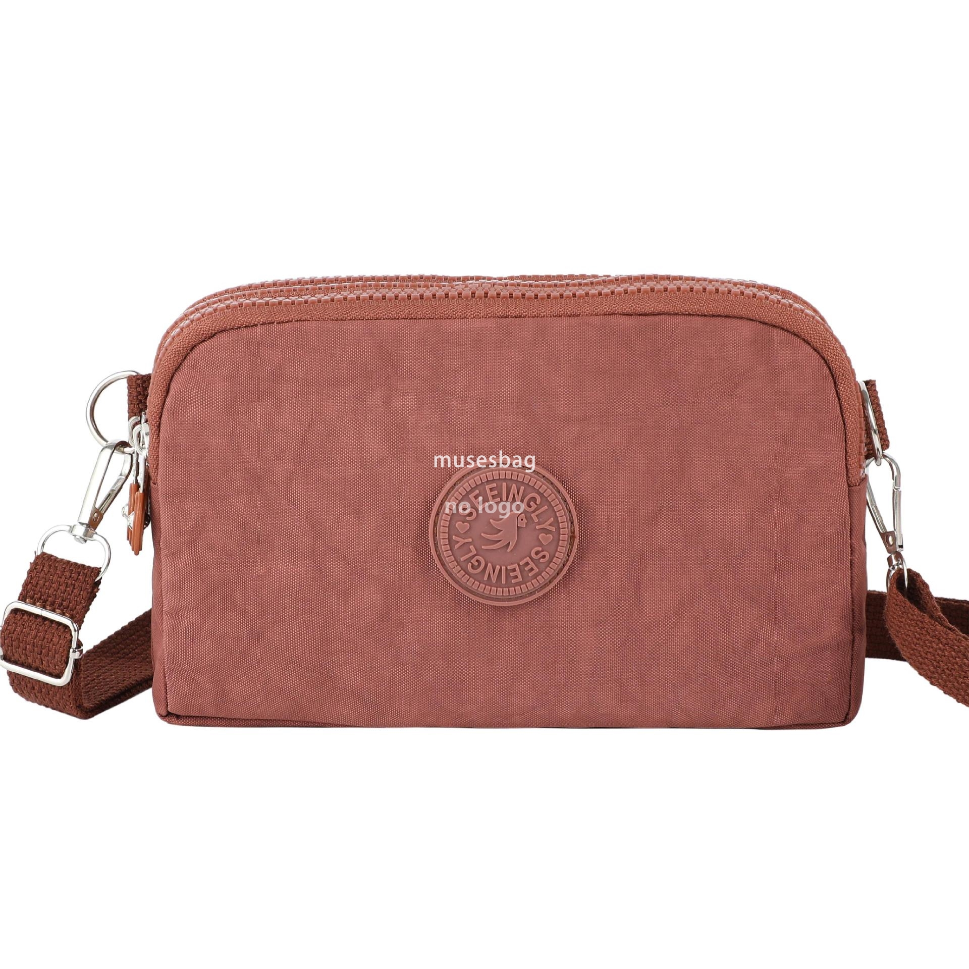 Foreign trade crossbody phone bag new simple gift cross-border nylon waterproof mobile phone bag wholesale