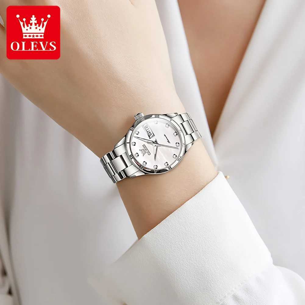 OLEVS Elegant Casual Womens High Quality Luxury Automatic Mechanical Womens Waterproof Fashion La Watch W250104