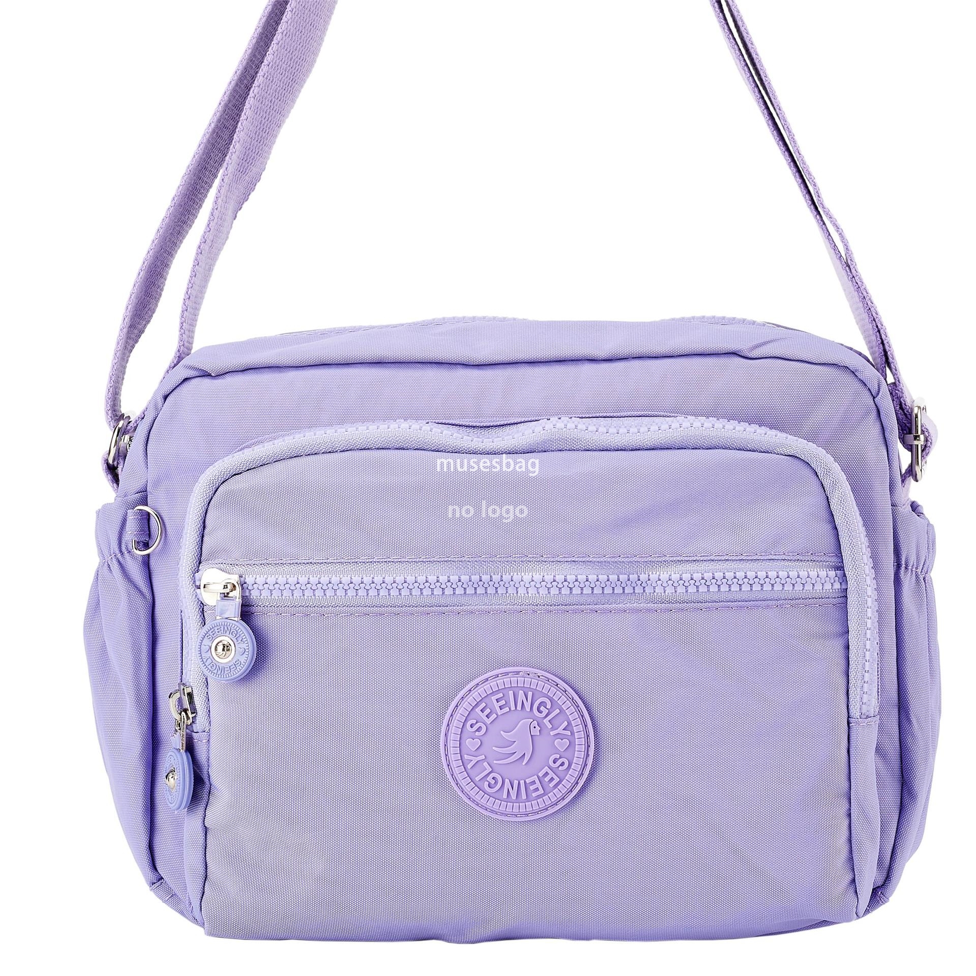 New high quality single shoulder crossbody bag simple solid color middle-aged mother bag female foreign trade nylon crossbody bag wholesale